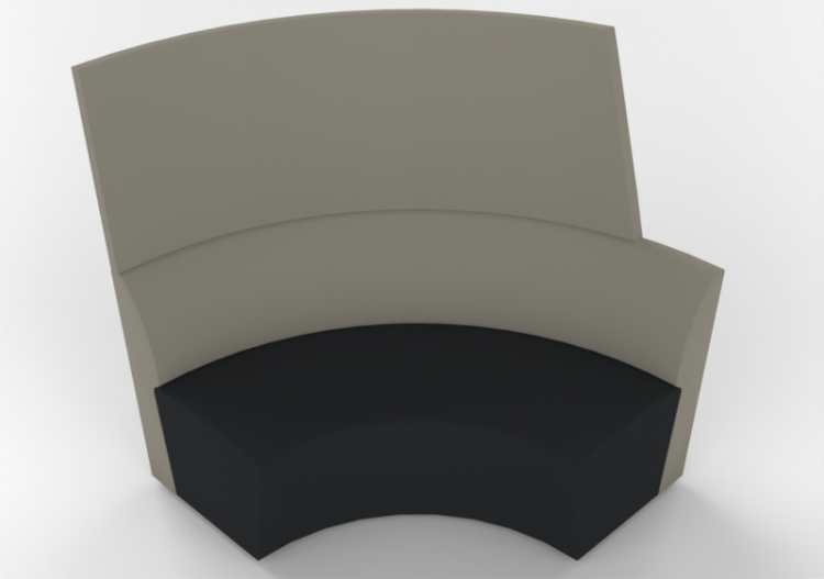 Poltrone 3D - Divano componibile ad angolo - Orangebox –...