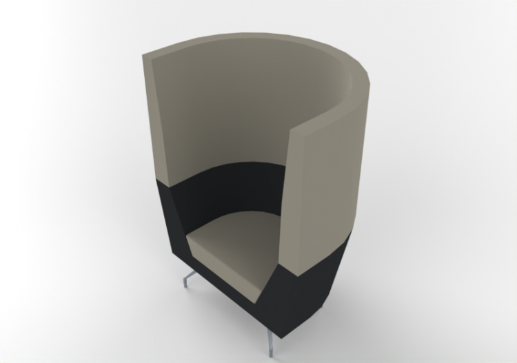Poltrone 3D - Divano con schienale alto - Orangebox –...