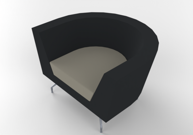 Poltrone 3D - Divano con schienale basso - Orangebox –...
