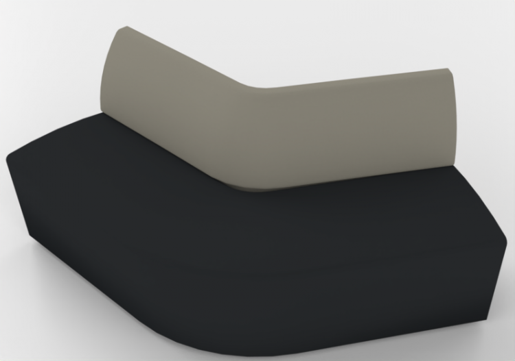 3D Arm Chairs - Modular corner sofa - Orangebox – AD-24 -...