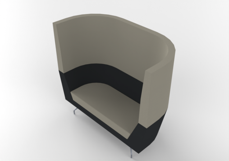 Poltrone 3D - Divano con schienale alto - Orangebox –...