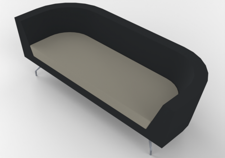 Poltronas 3D - Sofá con respaldo bajo - Orangebox –...