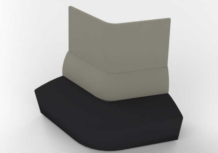 3D Sessel - Modulares Ecksofa - Orangebox – AD-25 - ACCA...