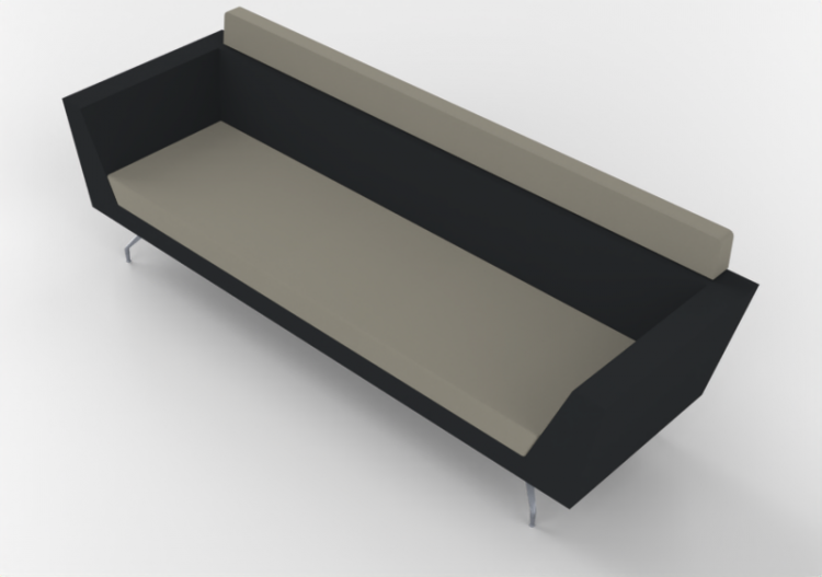 Poltrone 3D - Divano con schienale basso - Orangebox –...