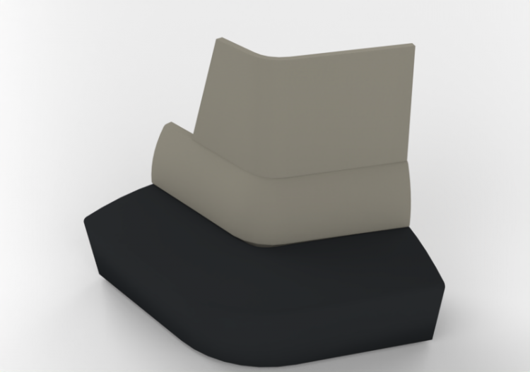 3D Arm Chairs - Modular corner sofa - Orangebox – AD-25 RC...