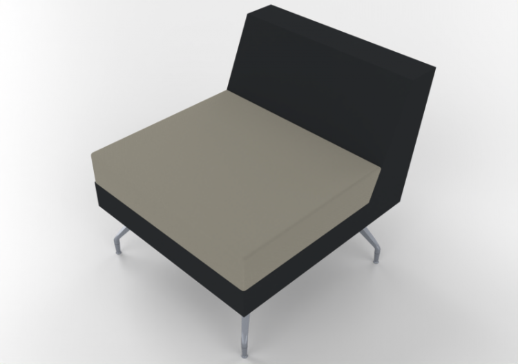 Poltronas 3D - Sofá con respaldo bajo - Orangebox –...