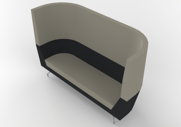 Poltronas 3D - Sofá com encosto alto - Orangebox –...
