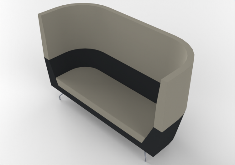 Poltronas 3D - Sofá com encosto alto - Orangebox –...