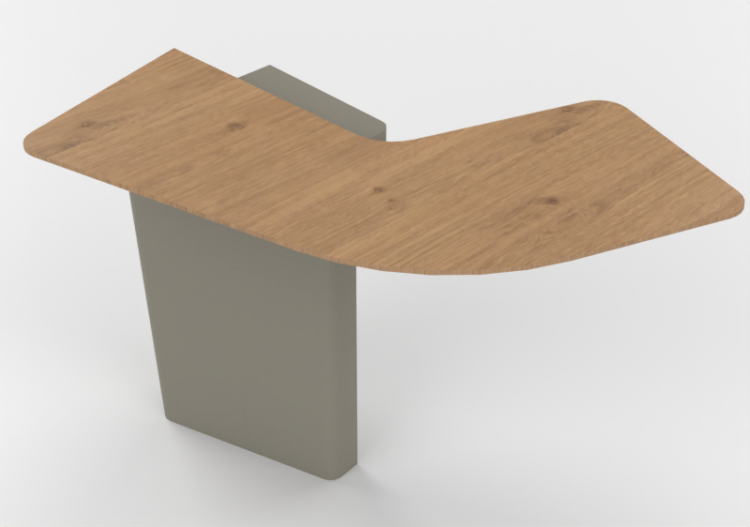 Tables 3D - Accoudoir droit avec petite table - Orangebox –...