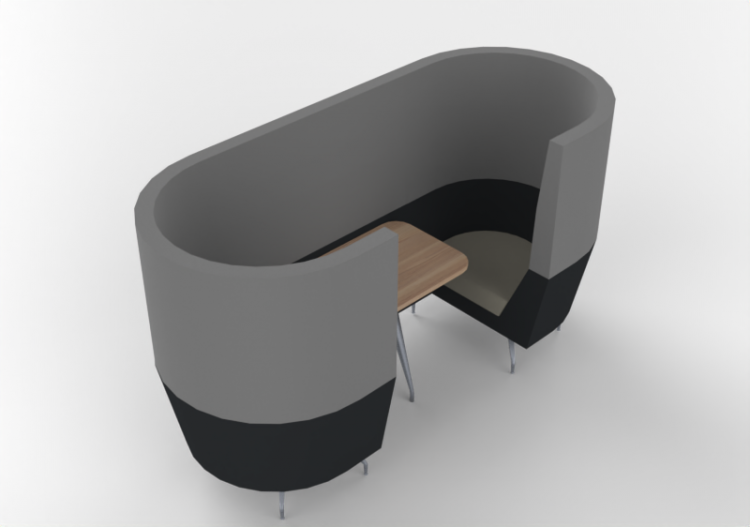 Poltrone 3D - Postazione componibile - Orangebox –...