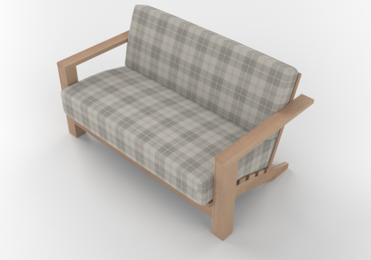 3D Sessel - Zweisitzer Sofa - Orangebox – Dench-02 - ACCA...