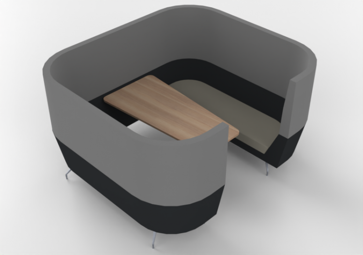 3D Arm Chairs - Modular workstation - Orangebox –...
