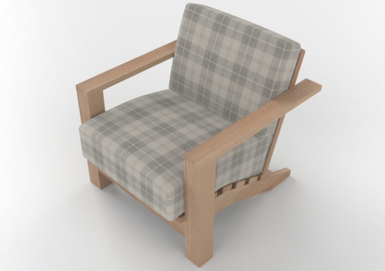 3D Sessel - Sessel - Orangebox – DENCH-01 - ACCA software