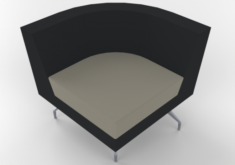 3D Arm Chairs - Sofa with low backrest - Orangebox –...