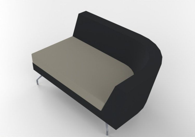 3D Arm Chairs - Sofa with low backrest - Orangebox –...