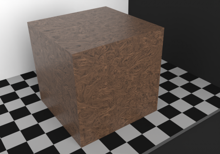 Wood Texture - Ferrara walnut (root) - ACCA software