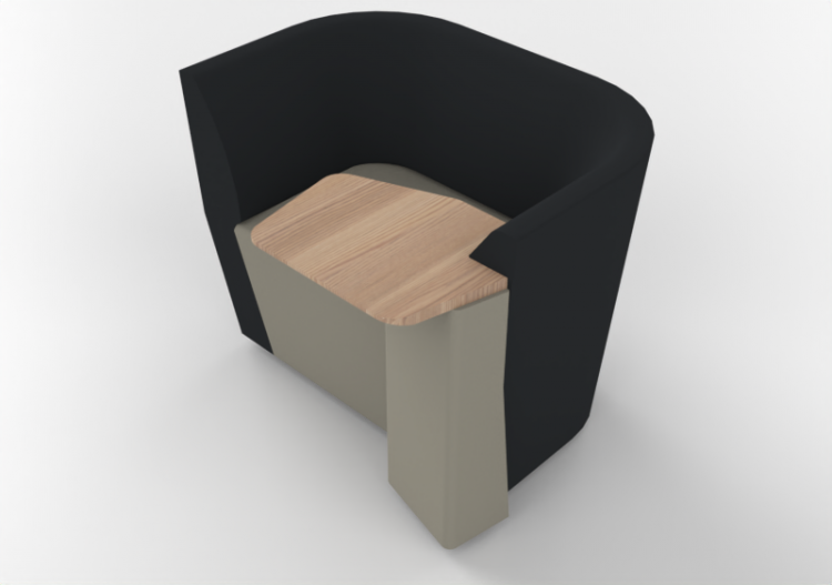Fauteuil 3D - Canapé modulable - Orangebox – AD-101LT -...