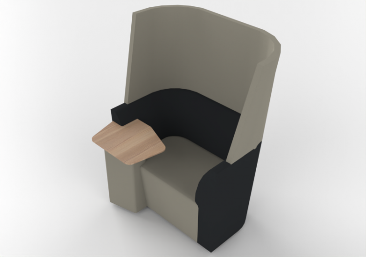 3D Arm Chairs - Sofa with low backrest - Orangebox –...