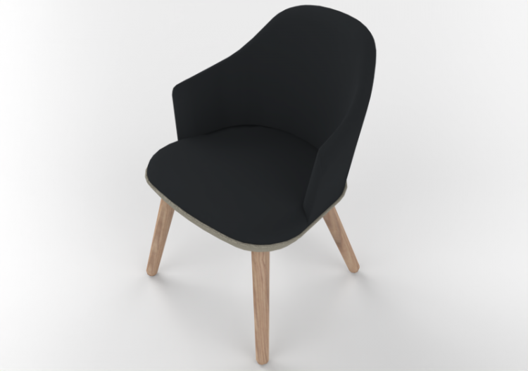 3D Stühle - Stuhl - Orangebox – Coze-D02 - ACCA software