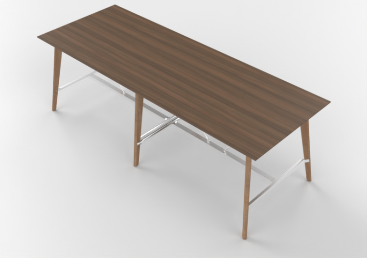 Mesas 3D - Mesa de reunião - Orangebox - Cubb-RCP-08 - ACCA...