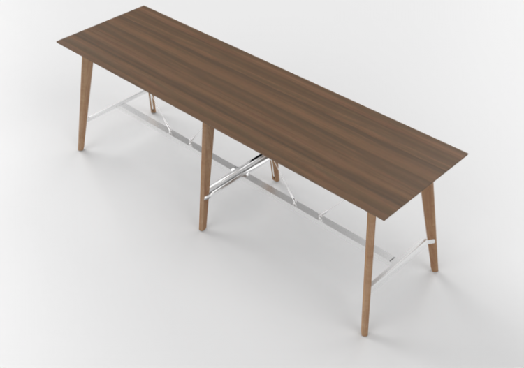 Mesas 3D - Mesa de reunião - Orangebox - Cubb-RCP-04 - ACCA...