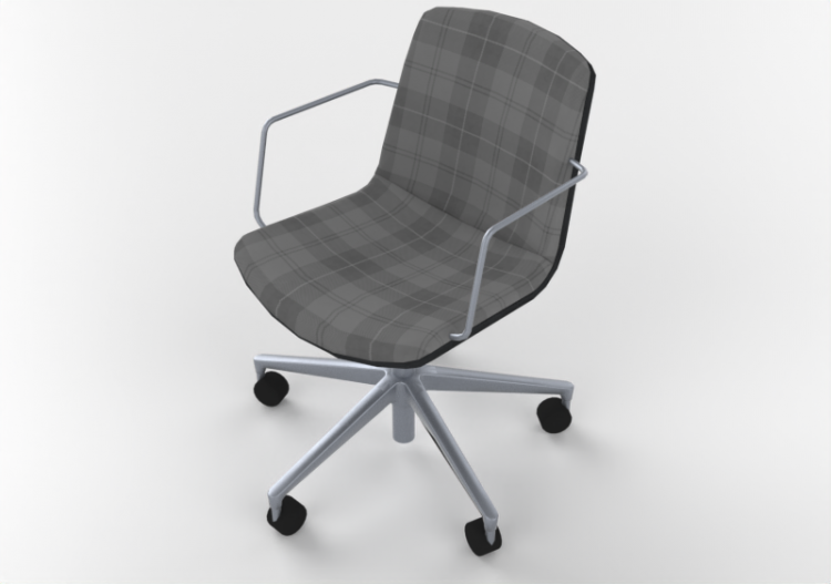 3D Sessel - Bürosessel - Orangebox - Cubb-12 - ACCA...