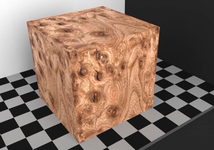 Textura madera - Olmo (raíz) - ACCA software
