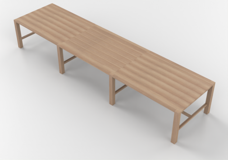 Mesas 3D - Mesa retangular - Orangebox - Library-04 - ACCA...