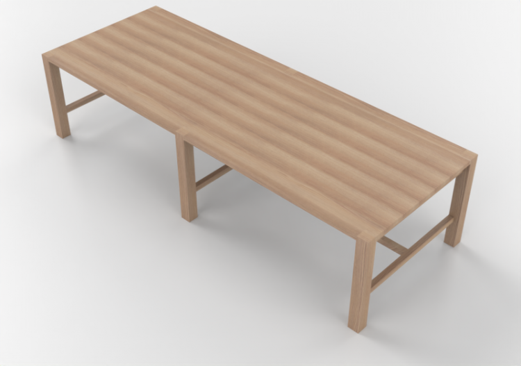 Mesas 3D - Mesa retangular - Orangebox - Library-02 - ACCA...