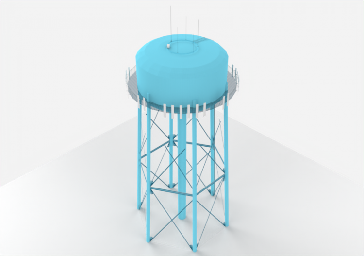 Water Tank 9 - ACCA software