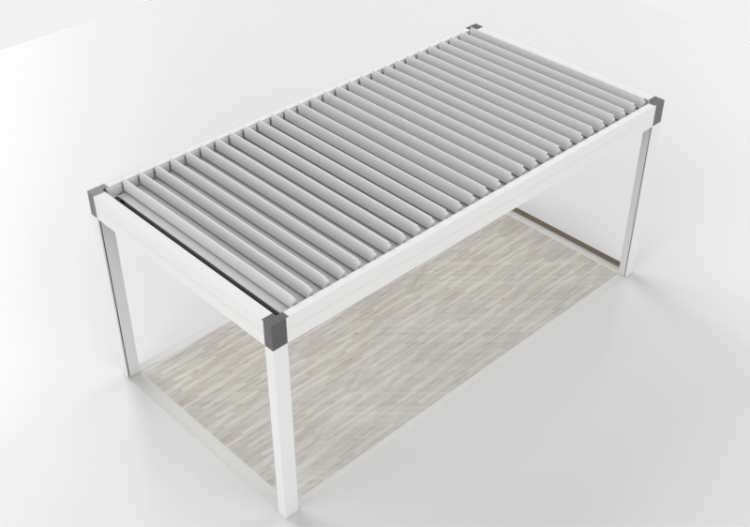 Sombrillas y Toldos 3D - Pergola bioclimatica Gibus 800x400...