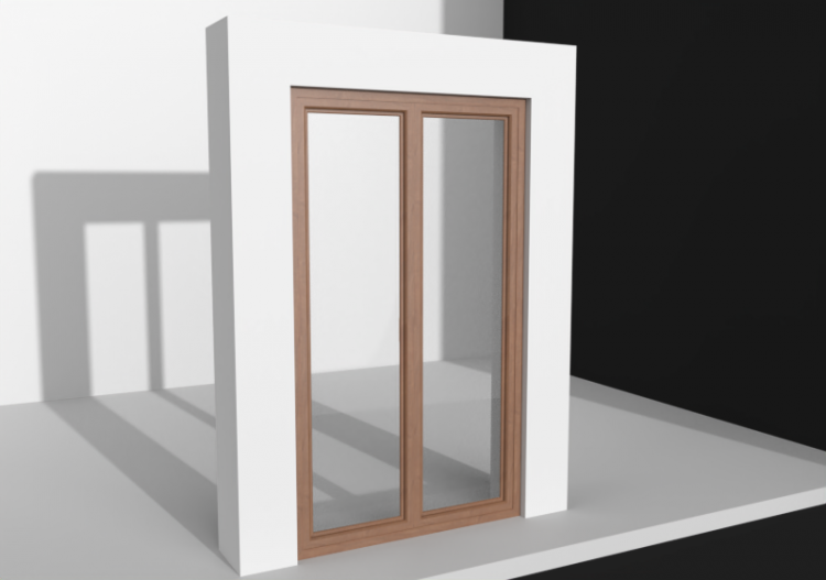 3D Tür/Fenster - FN[R] 2AB[1V] MM - ACCA software