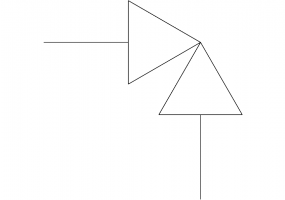 Absperrarmatur in Eckform