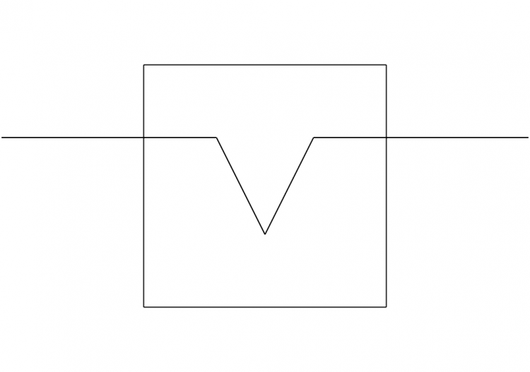 Siphon drain with side connection - ACCA software