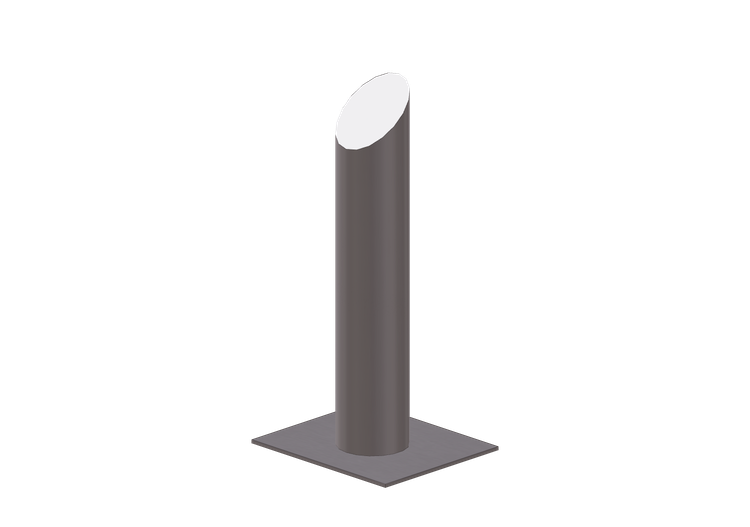 Postes de amarração 3D - Bollard em metal - Marshalls -... Postes de amarração 3D - Bollard em metal - Marshalls -...