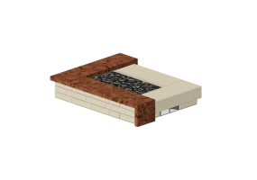 3D Kamine und Schornsteine - Steinfeuerstelle - Techo-Bloc - Raffiniert