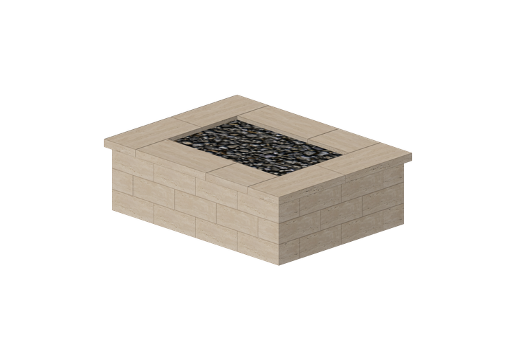 Chaminés e Cumeeiras 3D - Braseiro em pedra - Techo-Bloc -... Chaminés e Cumeeiras 3D - Braseiro em pedra - Techo-Bloc -...