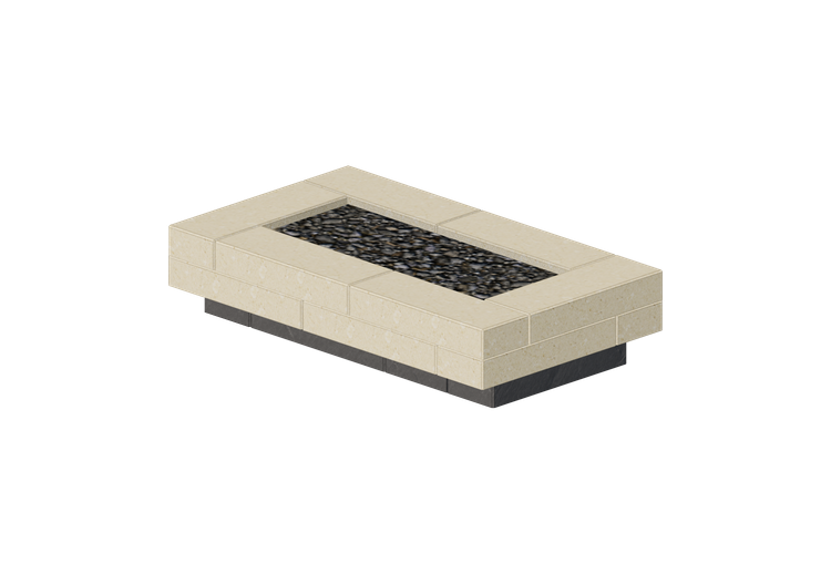 Chimneys and chimney pots 3D - Stone fire pit - Techo-Bloc... Chimneys and chimney pots 3D - Stone fire pit - Techo-Bloc...