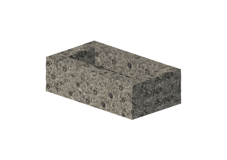 Foyers et Cheminées 3D - Brasero en pierre - Techo-Bloc -... Foyers et Cheminées 3D - Brasero en pierre - Techo-Bloc -...