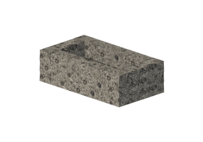 Chimneys and chimney pots 3D - Stone brazier - Techo-Bloc - Rocka