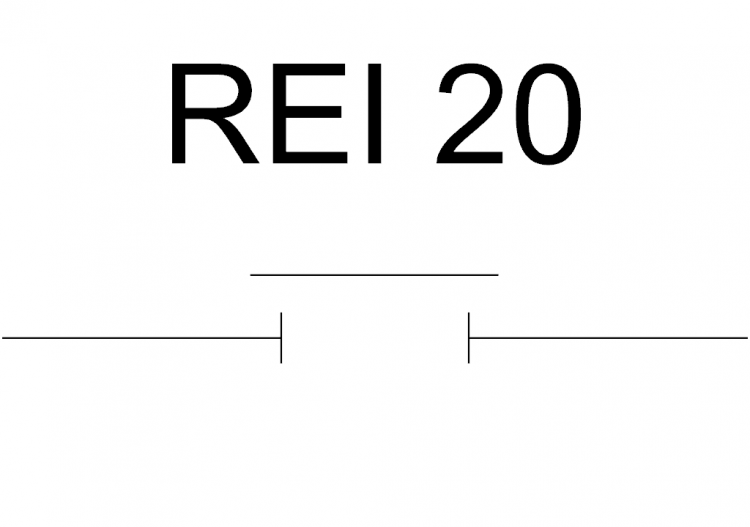 Porte résistante au feu REI 20 - ACCA software