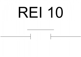 Porte résistante au feu REI 10