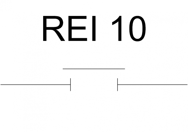 Porte résistante au feu REI 10 - ACCA software