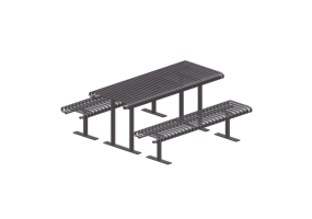 Benches and Planters 3D - Urban combination - Victor Stanley - FRST