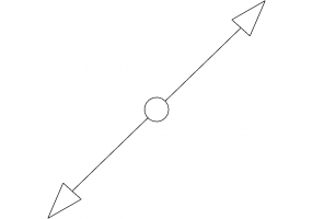 Conduttura verticale passante
