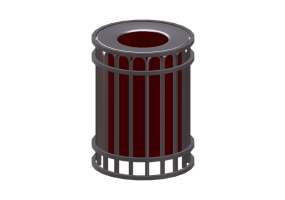 3D Accessories - Trash can - Victor Stanley - PSA 32