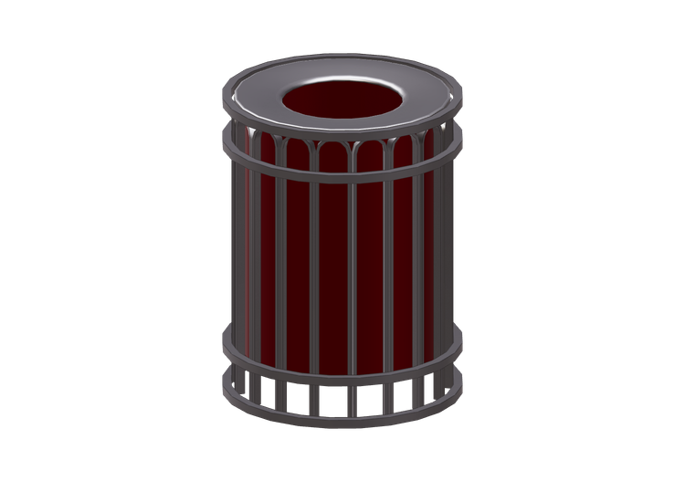 3D Accessories - Trash can - Victor Stanley - PSA 32 -... 3D Accessories - Trash can - Victor Stanley - PSA 32 -...