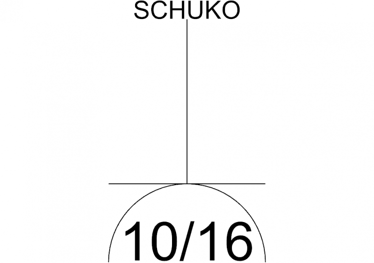 Schuko Bypass-Steckdose 2p+E 10-16 A - ACCA software