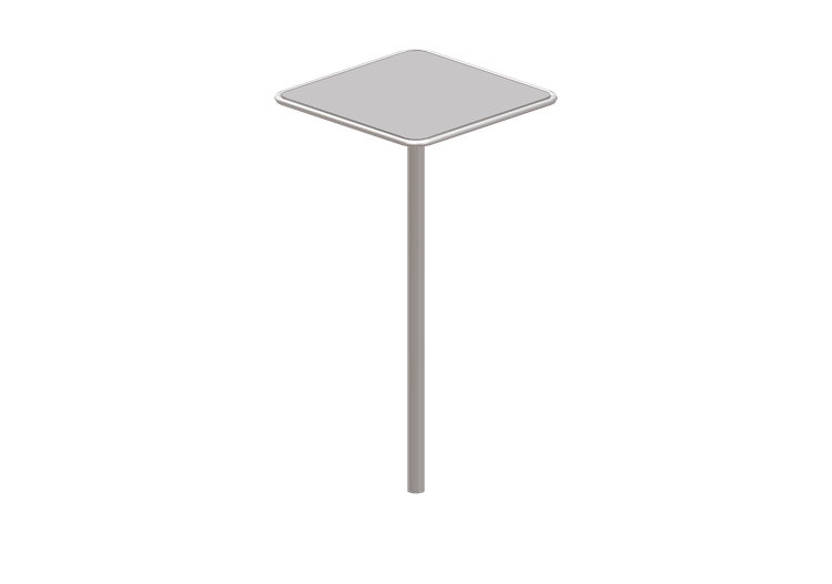 Tables 3D - Table en métal - Maglin - FRT1700 BH SQ M1 DB... Tables 3D - Table en métal - Maglin - FRT1700 BH SQ M1 DB...