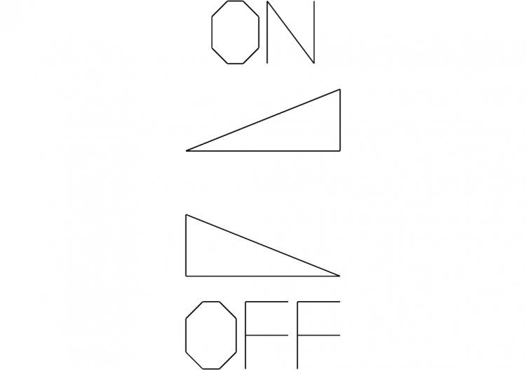 Touche interchangeable de réglage ON - OFF - ACCA software